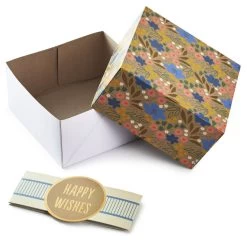 Hallmark 4", 8" And 10" Floral 3-Pack Gift Boxes With Bands -Home Decor Shop Assorted Sizes Floral Gift Boxes With Bands 5EBC1230 03
