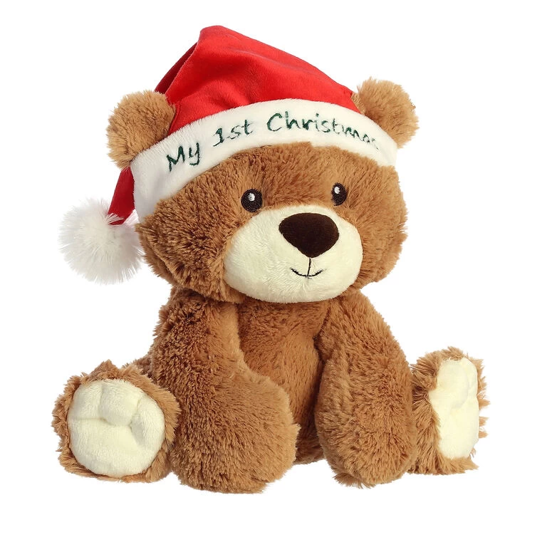 Aurora My First Christmas Bear Plush, 10" 3 Aurora My First Christmas Bear Plush, 10"