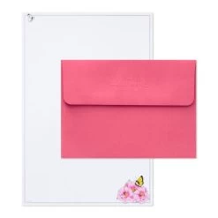 Hallmark Marjolein Bastin Pink Flowers Stationery Set, 40 Sheets -Home Decor Shop Bastin Pink Flowers Blank Sheets Stationery Set 1STN1142 03