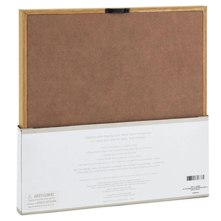 Hallmark Best Grandma Hands Down Wood Sign Handprint Kit 6 Hallmark Best Grandma Hands Down Wood Sign Handprint Kit - Image 4