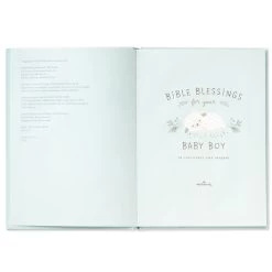 Hallmark Bible Blessings For Your Baby Boy Book -Home Decor Shop Bible Blessings for Your Baby Boy Book 1BOK1473 03