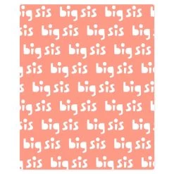 Hallmark Big Sis Fleece Blanket, 50x60 -Home Decor Shop Big Sis Fleece Blanket 1BBY4845 03