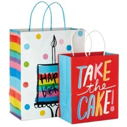 Hallmark Birthday Cheer 8-Pack Assorted Gift Bags -Home Decor Shop Birthday Cheer Medium and Large Gift Bags 5EGB6365 05