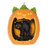 Hallmark Happy Halloween! Ornament -Home Decor Shop Black Cat Pumpkin Diorama Keepsake Ornament 1799QFO5311 01