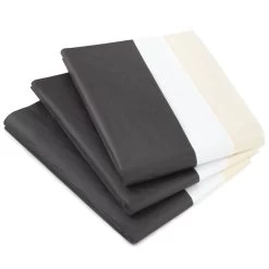 Hallmark Black/White/Cream 3-Pack Bulk Tissue Paper, 120 Sheets