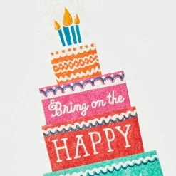 Hallmark Bright And Happy Assorted Birthday Cards, Box Of 12 12 Hallmark Bright And Happy Assorted Birthday Cards, Box Of 12 -Home Decor Shop Bright and Happy Assorted Birthday Cards Bulk Pack 5EDX1019 04