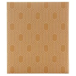 Hallmark Hexagons On Kraft Large Refillable Photo Album -Home Decor Shop Brown Kraft Paper Geometric Refillable Photo Album 1EDY3155 05