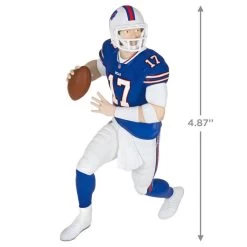 Hallmark NFL Buffalo Bills Josh Allen Football Legends Ornament -Home Decor Shop Buffalo Bills Josh Allen Keepsake Ornament 2299QXR8247 03