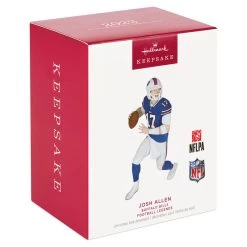 Hallmark NFL Buffalo Bills Josh Allen Football Legends Ornament -Home Decor Shop Buffalo Bills Josh Allen Keepsake Ornament 2299QXR8247 04