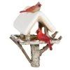 Hallmark Marjolein's Garden Winter Cardinals Ornament -Home Decor Shop Cardinals Birdfeeder Keepsake Ornament 1899QXR8099 01