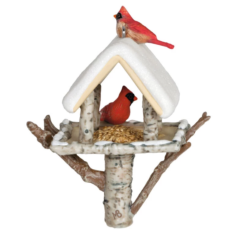 Hallmark Marjolein's Garden Winter Cardinals Ornament 8 Hallmark Marjolein's Garden Winter Cardinals Ornament - Image 6