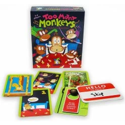 Home Decor Shop -Home Decor Shop Ceaco Too Many Monkeys Numbers Card Game for Kids 241 02