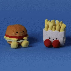Best Seller -Home Decor Shop Cheeseburger and French Fries Magnetic Plush 1KID1643 02