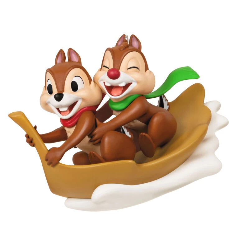 Hallmark Disney Chip And Dale Snow Much Fun! Ornament 3 Hallmark Disney Chip And Dale Snow Much Fun! Ornament