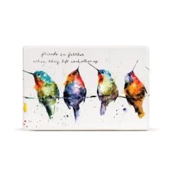 Demdaco Hummers On A Wire Ceramic Quote Block, 6x4