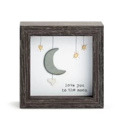 Demdaco Love You To The Moon Shadow Box
