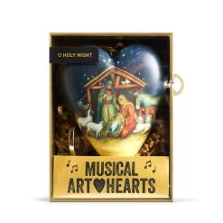 Demdaco O Holy Night Musical Art Heart With Stand -Home Decor Shop Demdaco O Holy Night Musical Art Heart Ornament 2020230604 03