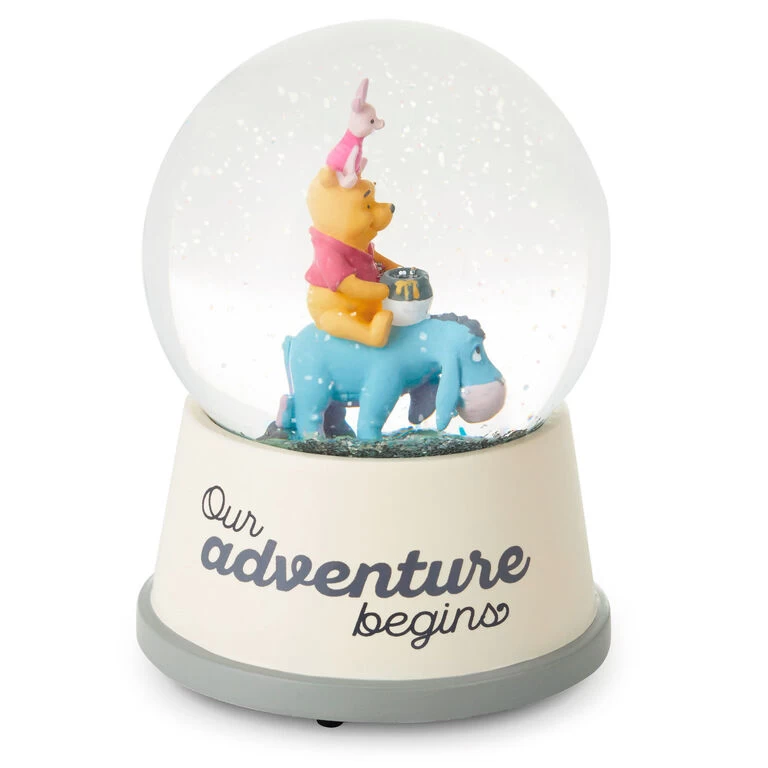 Hallmark Disney Baby Winnie The Pooh Our Adventure Begins Musical Snow Globe 3 Hallmark Disney Baby Winnie The Pooh Our Adventure Begins Musical Snow Globe