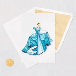 Hallmark Disney Princess Cinderella You Sparkle Quilled Paper Handmade Card 14 Hallmark Disney Princess Cinderella You Sparkle Quilled Paper Handmade Card -Home Decor Shop Disney Cinderella Quilled Paper Handmade Card for Her 1299LAD2856 05