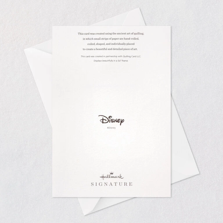 Hallmark Disney Princess Cinderella You Sparkle Quilled Paper Handmade Card 9 Hallmark Disney Princess Cinderella You Sparkle Quilled Paper Handmade Card - Image 7