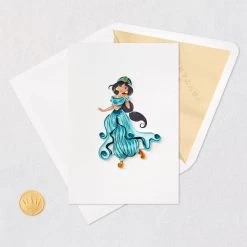 Hallmark Disney Princess Jasmine Magical Day Quilled Paper Handmade Card 14 Hallmark Disney Princess Jasmine Magical Day Quilled Paper Handmade Card -Home Decor Shop Disney Jasmine Quilled Paper Handmade Card for Her 1299LAD2857 05