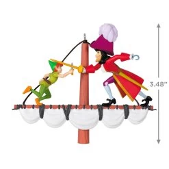 Hallmark Disney Peter Pan 70th Anniversary Swashbuckling Showdown Ornament 10 Hallmark Disney Peter Pan 70th Anniversary Swashbuckling Showdown Ornament -Home Decor Shop Disney Peter Pan and Hook Keepsake Ornament 2499QXD6617 03