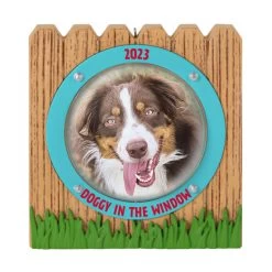 Hallmark Doggy In The Window 2023 Photo Frame Ornament