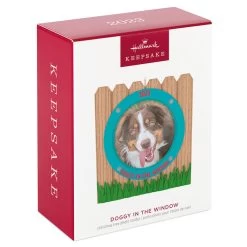 Hallmark Doggy In The Window 2023 Photo Frame Ornament 11 Hallmark Doggy In The Window 2023 Photo Frame Ornament -Home Decor Shop Doggy in Window Fence Picture Frame Keepsake Ornament 1599QGO2599 04