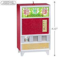 Hallmark Nellco Eggnog Machine Musical Ornament With Light -Home Decor Shop Eggnog Vending Machine Keepsake Ornament 2599QGO2649 03
