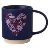 Hallmark Floral Heart Mug, 16 Oz. -Home Decor Shop Floral Heart Ceramic Mug 1MUG3545 01