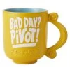 Hallmark Friends Pivot Sculpted Mug, 19 Oz. 2 Hallmark Friends Pivot Sculpted Mug, 19 Oz. -Home Decor Shop Friends Bad Day Pivot Yellow Coffee Mug 1PCL1000 01
