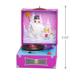 Hallmark Frosty The Snowman™ Look At Frosty Go Ornament With Light And Sound -Home Decor Shop Frosty the Snowman Record Player Keepsake Ornament 2499QXI6279 03