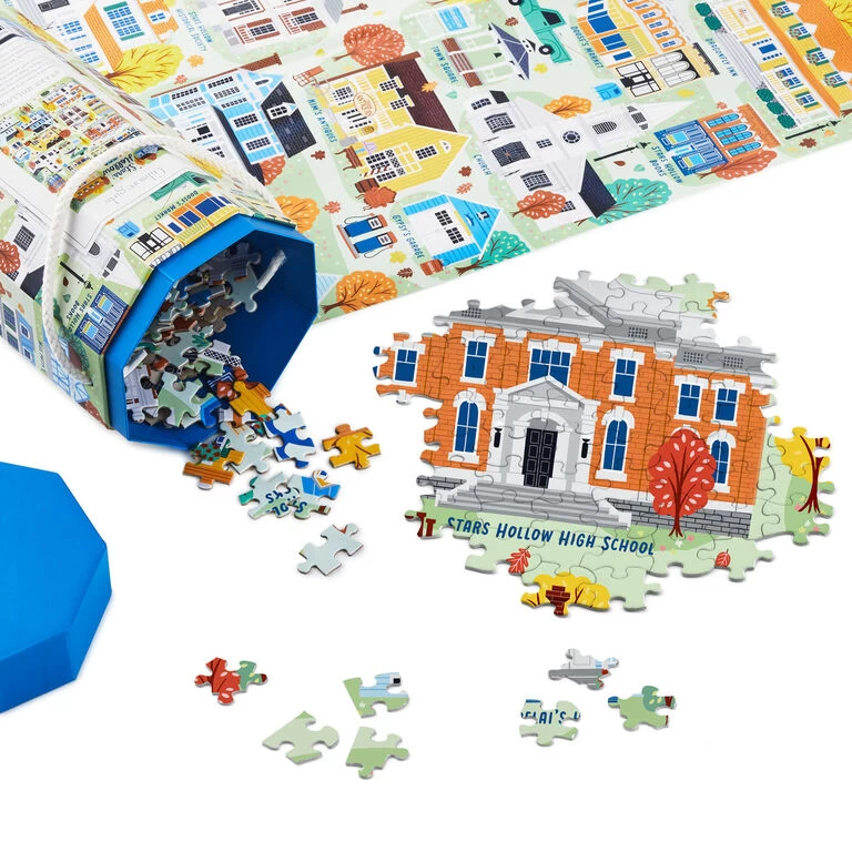 Hallmark Gilmore Girls Stars Hollow Map 1,000-Piece Jigsaw Puzzle 4 Hallmark Gilmore Girls Stars Hollow Map 1,000-Piece Jigsaw Puzzle - Image 2