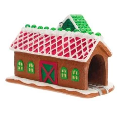 Hallmark Season's Treatings Special Edition Ornament -Home Decor Shop Gingerbread Train Depot Keepsake Ornament 1899QXT4117 06