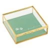 Hallmark The Love Of A Friend Glass Pet Memory Box, 5x5 -Home Decor Shop Glass and Metal Memory Keeper Box for Loss of Pet 1BMK1616 01