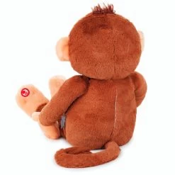 Hallmark Goin' Bananas Monkey Singing Stuffed Animal, 12" -Home Decor Shop Goin Bananas Interactive Monkey Stuffed Animal With Sound 1PSB2187 03
