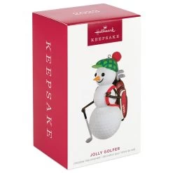 Hallmark Jolly Golfer 2023 Ornament -Home Decor Shop Golf Ball Snowman Keepsake Ornament 1899QGO2939 04