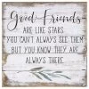 Good Friends Petite Pallet 8" Wood Quote Sign -Home Decor Shop Good Friends Wood Quote Sign PET15408 01