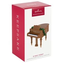 Hallmark O Holy Night Musical Ornament -Home Decor Shop Grand Piano Musical Keepsake Ornament 2099QSM7849 04