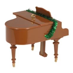 Hallmark O Holy Night Musical Ornament -Home Decor Shop Grand Piano Musical Keepsake Ornament 2099QSM7849 06