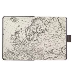 Hallmark Gray Etched Compass Faux Leather Notebook -Home Decor Shop Gray Etched Compass Faux Leather Notebook 1HWJ1851 03