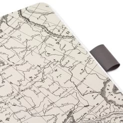 Hallmark Gray Etched Compass Faux Leather Notebook -Home Decor Shop Gray Etched Compass Faux Leather Notebook 1HWJ1851 06