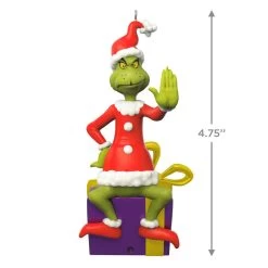 Hallmark Dr. Seuss's How The Grinch Stole Christmas!™ Grinch Peekbuster Ornament With Motion-Activated Sound -Home Decor Shop Grinch Peekbuster Keepsake Ornament 2699QXI7067 03