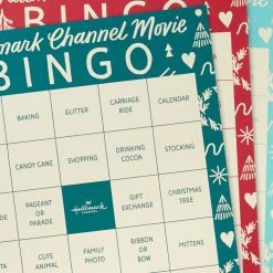 Hallmark Channel Movie Bingo Game Pad -Home Decor Shop Hallmark Channel Bingo TearOff Game Pad 1XKT3502 04