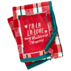 Hallmark Channel Fa-La-La-Love Plaid Blanket, 50x60 -Home Decor Shop Hallmark Channel FaLaLaLove Plaid Blanket 1XKT3520 03
