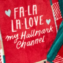 Hallmark Channel Fa-La-La-Love Plaid Blanket, 50x60 -Home Decor Shop Hallmark Channel FaLaLaLove Plaid Blanket 1XKT3520 06