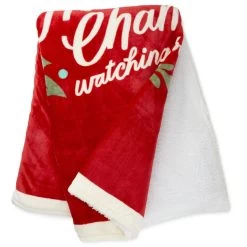 Hallmark Channel Red Oversized Blanket, 60x80 -Home Decor Shop Hallmark Channel FamilySized Blanket 1XKT3505 03