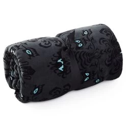 Hallmark Disney The Haunted Mansion Glow-in-the-Dark Throw Blanket, 50x60 7 Hallmark Disney The Haunted Mansion Glow-in-the-Dark Throw Blanket, 50x60 -Home Decor Shop Haunted Mansion Wallpaper Pattern Fuzzy Blanket 1HGN1280 03