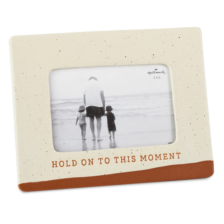 Hallmark Hold On To This Moment Ceramic Picture Frame, 4x6 3 Hallmark Hold On To This Moment Ceramic Picture Frame, 4x6