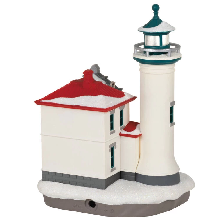 Hallmark Holiday Lighthouse 2023 Ornament With Light 8 Hallmark Holiday Lighthouse 2023 Ornament With Light - Image 6